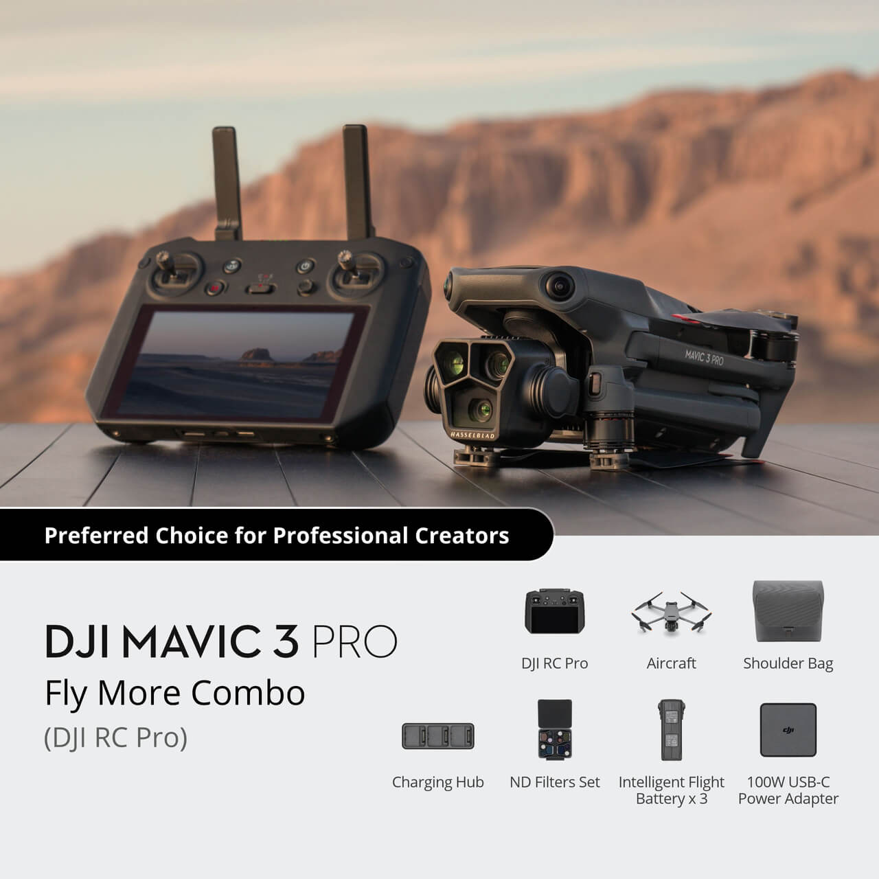 DJI Mavic 3 Pro Fly More Combo (DJI RC Pro)